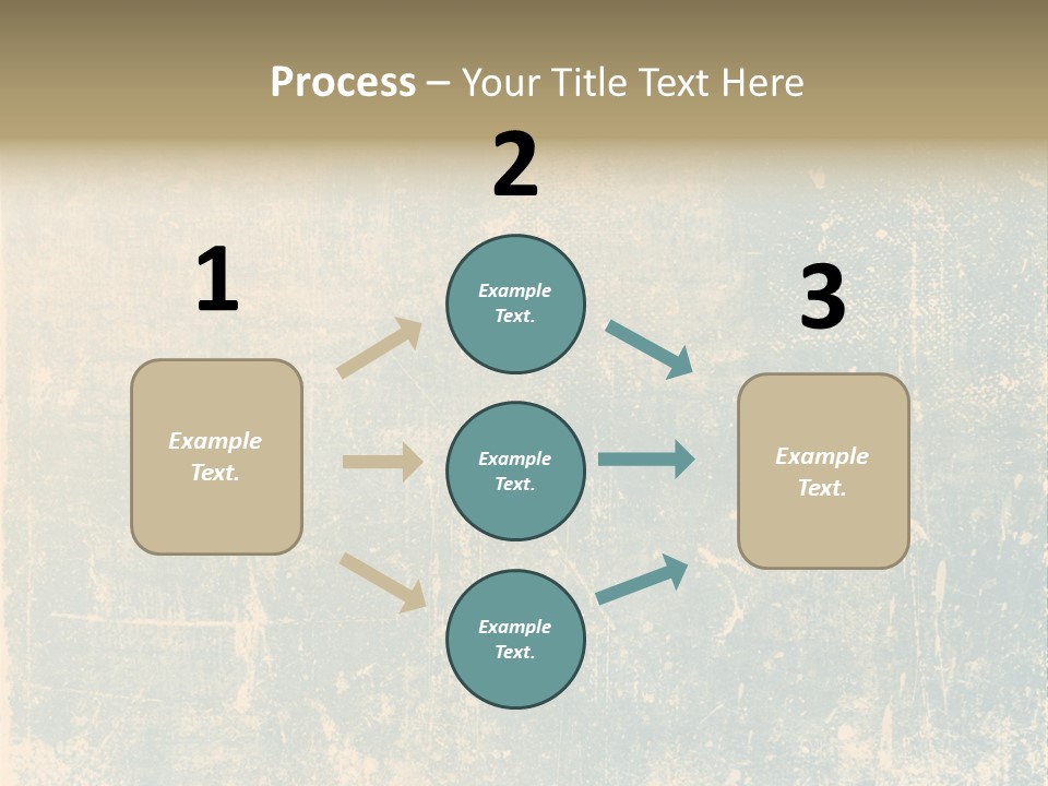 Scratch Contemporary Retro PowerPoint Template