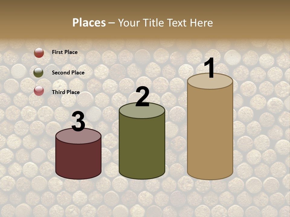 Background Cork Tree PowerPoint Template