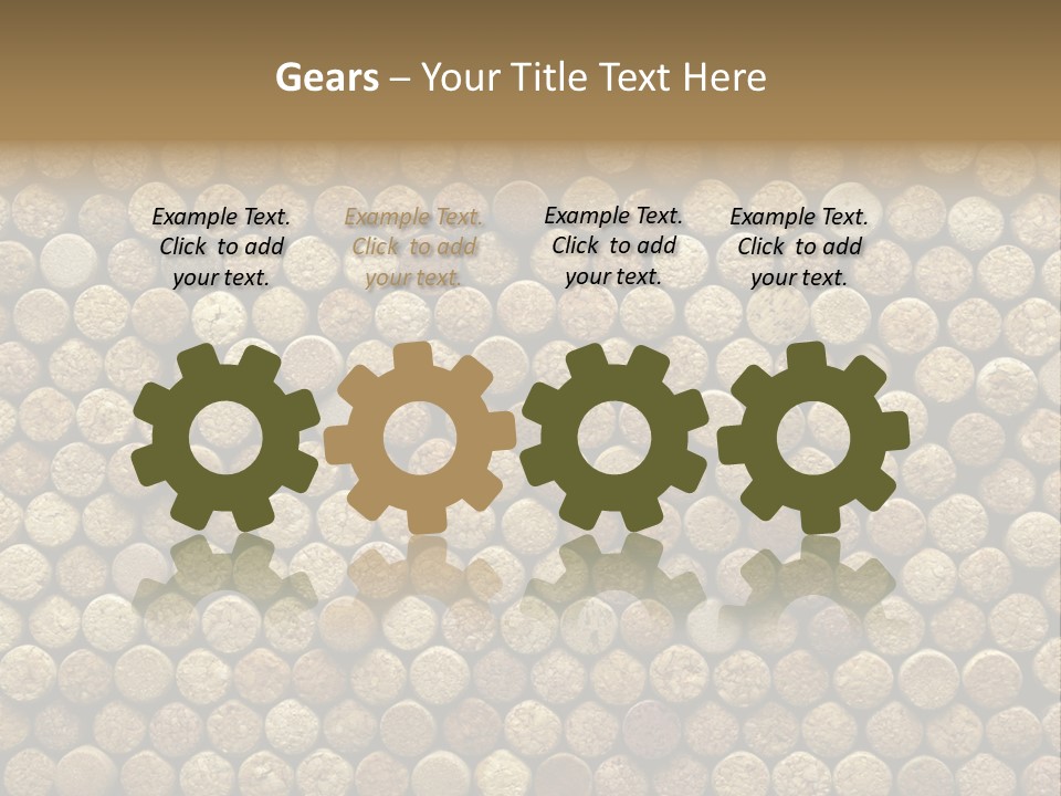 Background Cork Tree PowerPoint Template