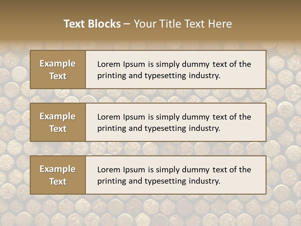 Background Cork Tree PowerPoint Template