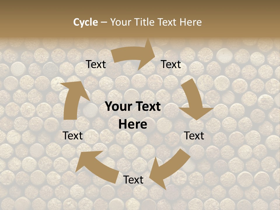 Background Cork Tree PowerPoint Template