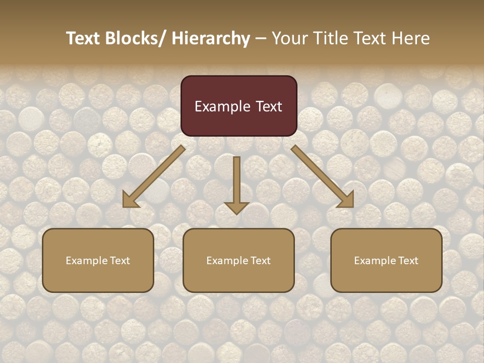 Background Cork Tree PowerPoint Template