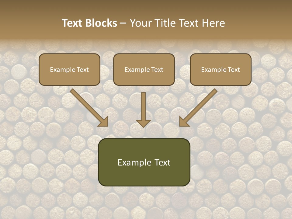 Background Cork Tree PowerPoint Template