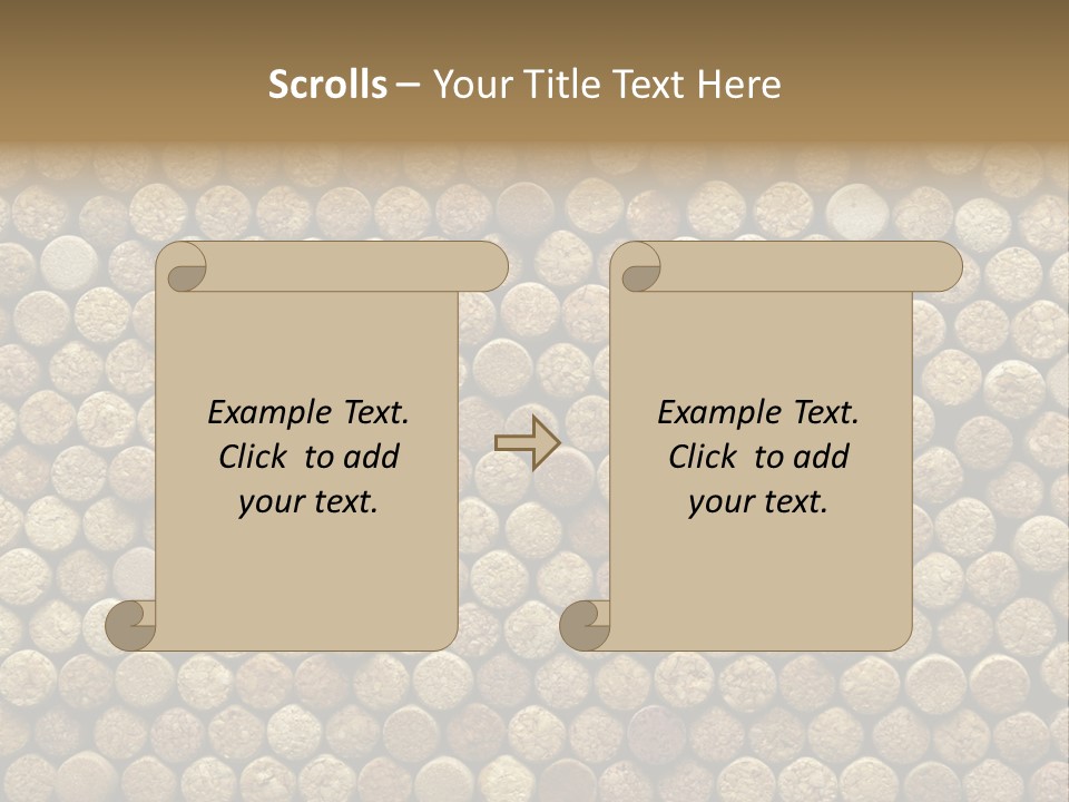 Background Cork Tree PowerPoint Template