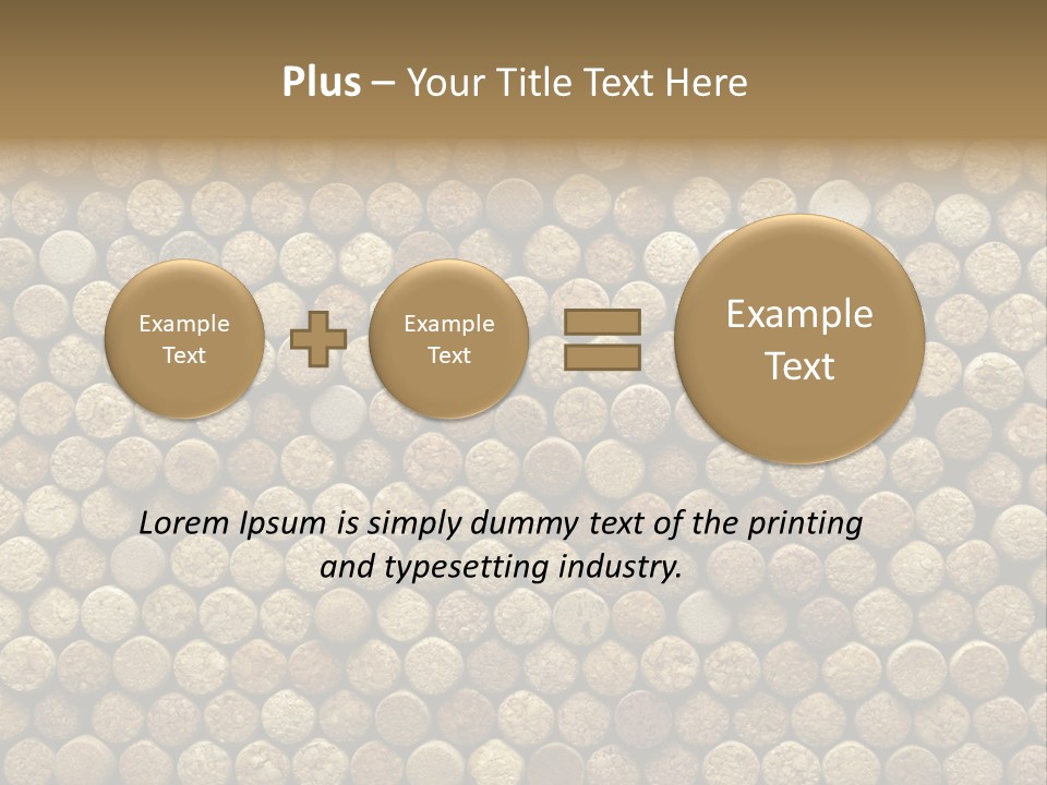 Background Cork Tree PowerPoint Template