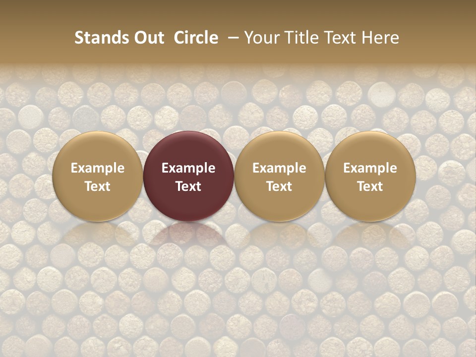 Background Cork Tree PowerPoint Template