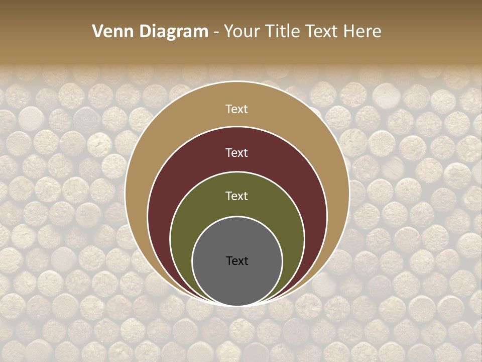 Background Cork Tree PowerPoint Template