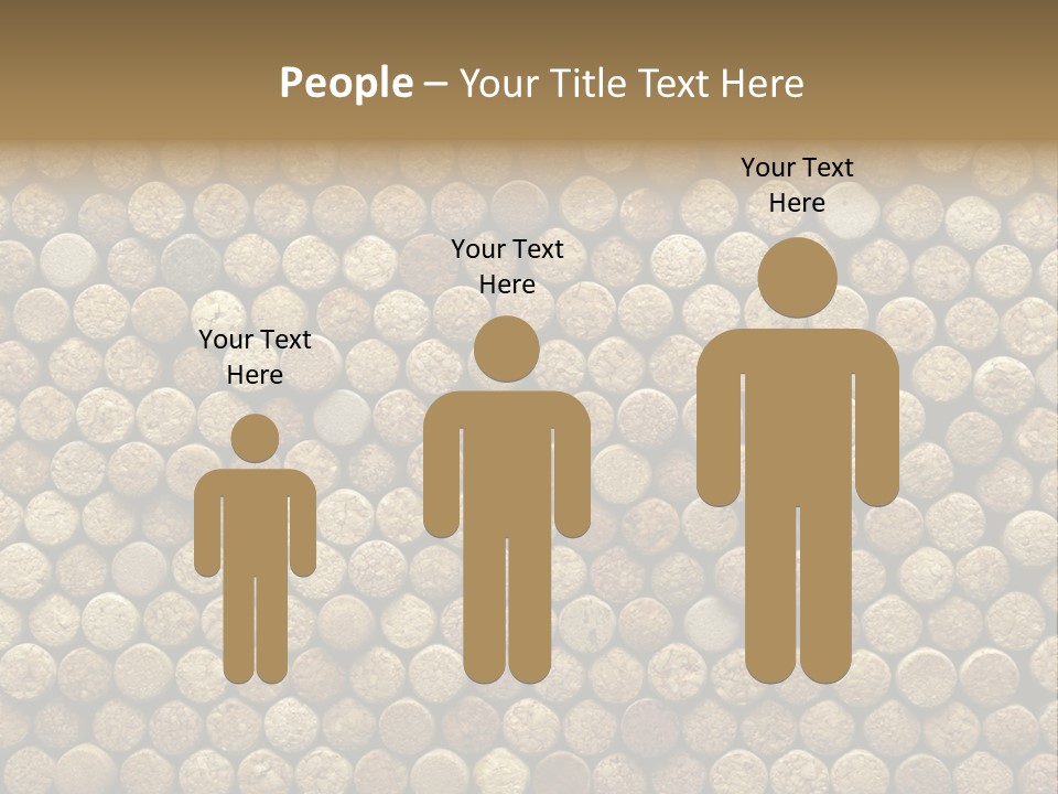 Background Cork Tree PowerPoint Template