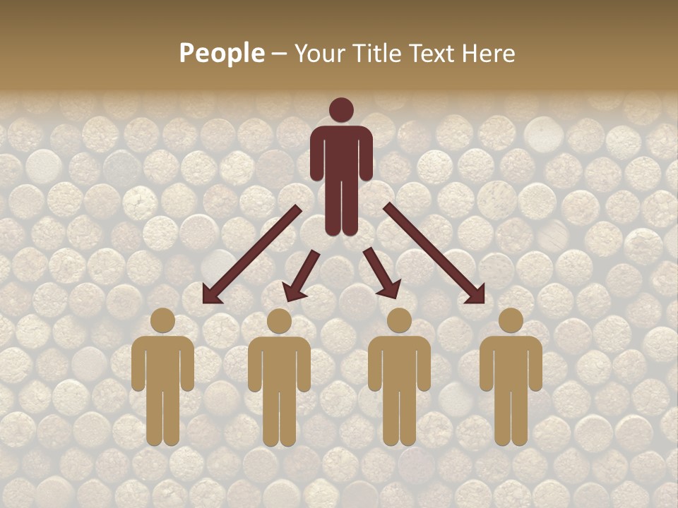 Background Cork Tree PowerPoint Template