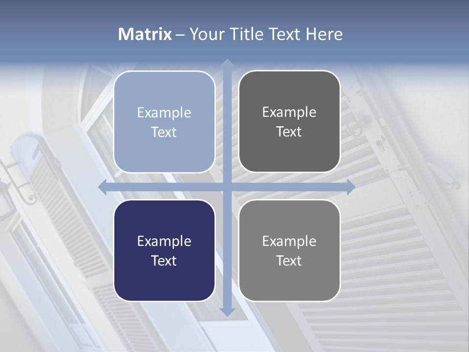 New Residence Flat House PowerPoint Template