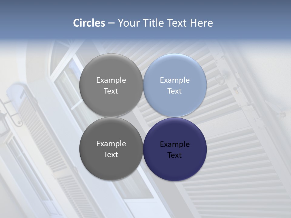 New Residence Flat House PowerPoint Template