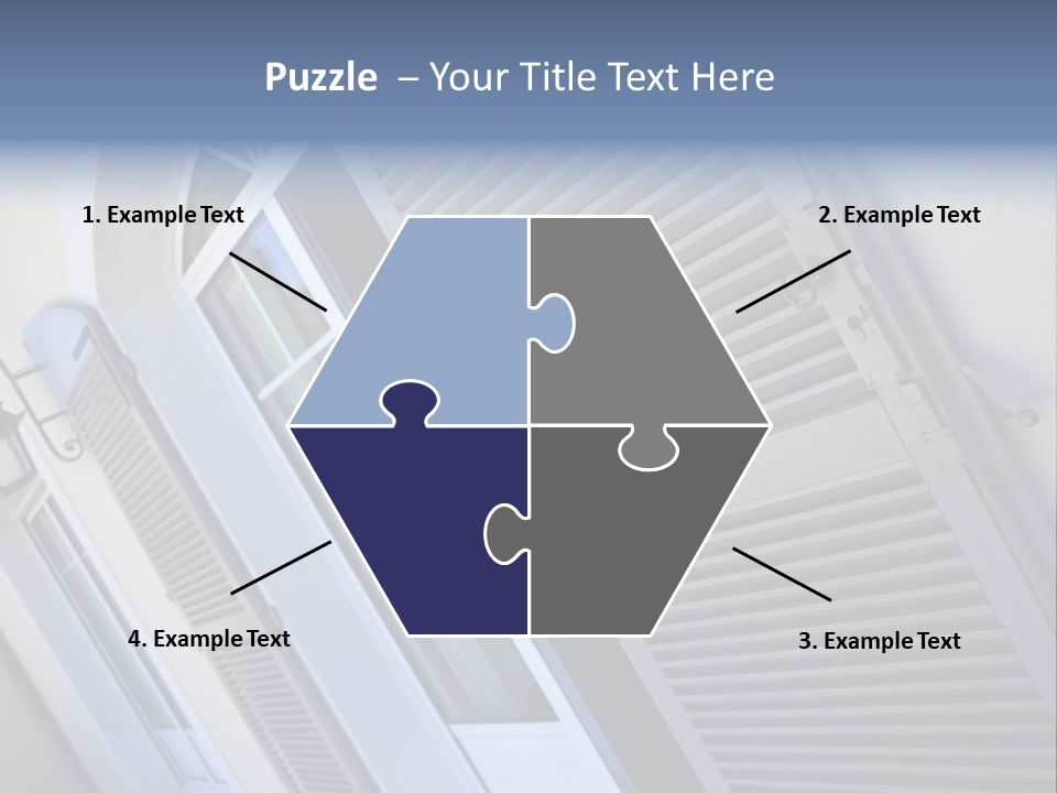 New Residence Flat House PowerPoint Template