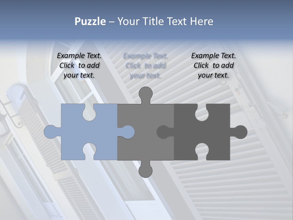 New Residence Flat House PowerPoint Template