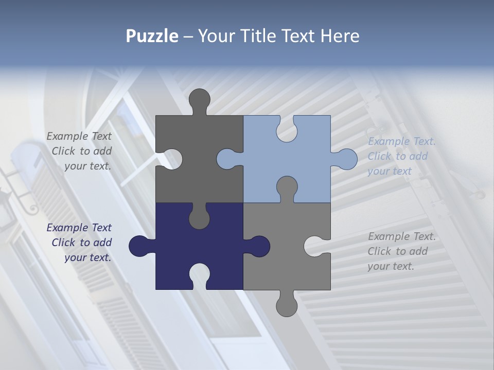 New Residence Flat House PowerPoint Template