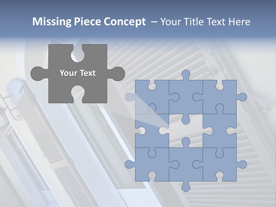 New Residence Flat House PowerPoint Template