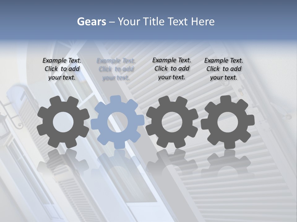 New Residence Flat House PowerPoint Template