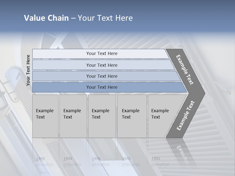 New Residence Flat House PowerPoint Template