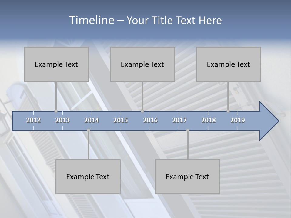 New Residence Flat House PowerPoint Template