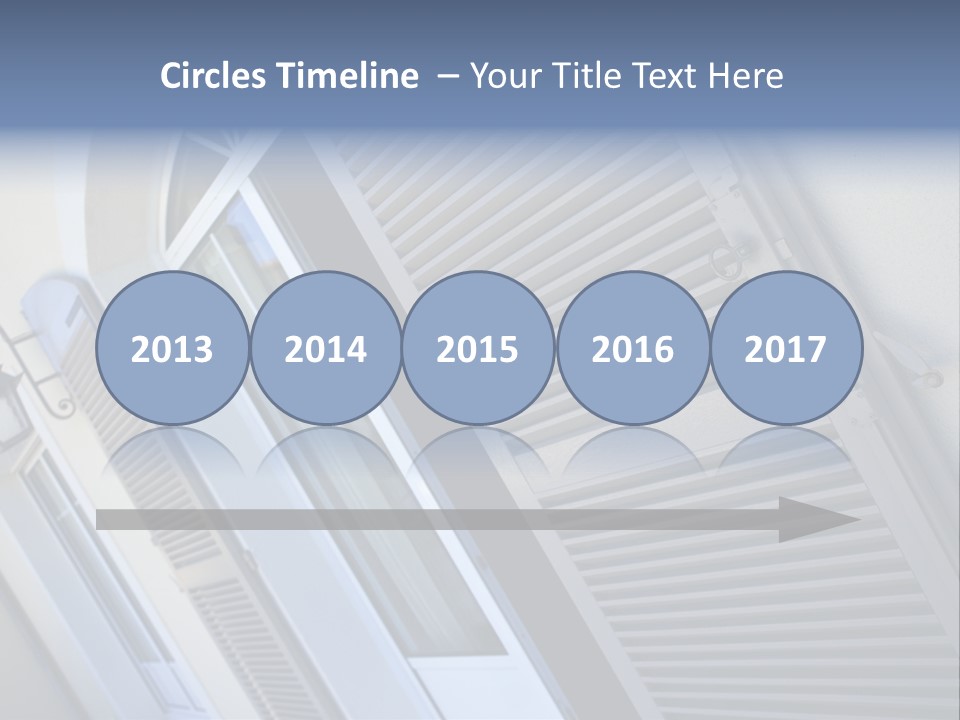 New Residence Flat House PowerPoint Template