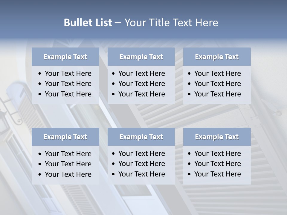 New Residence Flat House PowerPoint Template