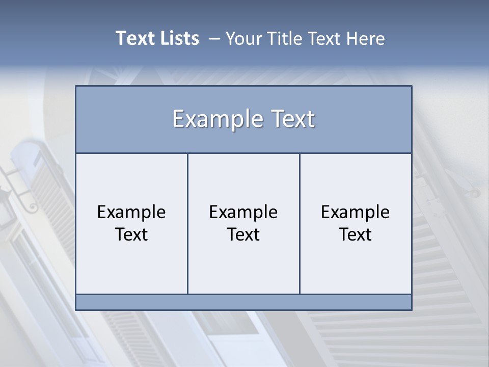 New Residence Flat House PowerPoint Template
