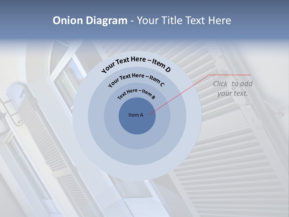 New Residence Flat House PowerPoint Template