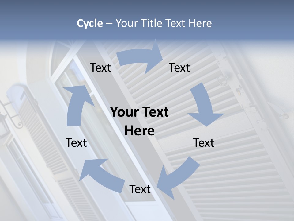 New Residence Flat House PowerPoint Template
