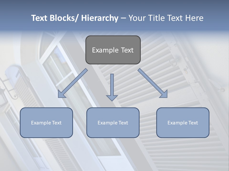 New Residence Flat House PowerPoint Template