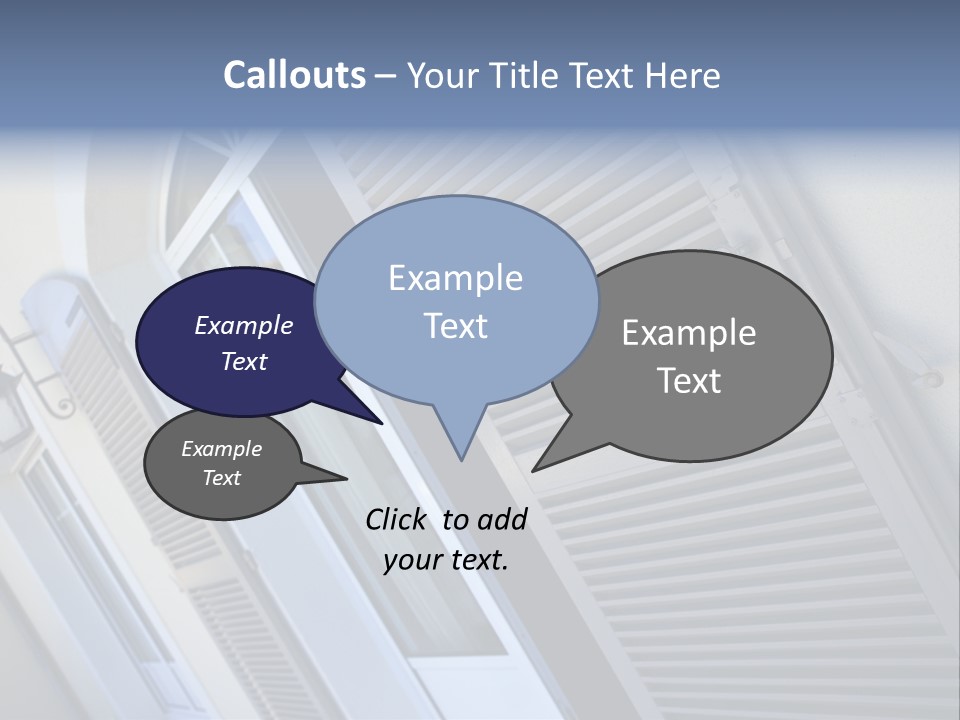 New Residence Flat House PowerPoint Template