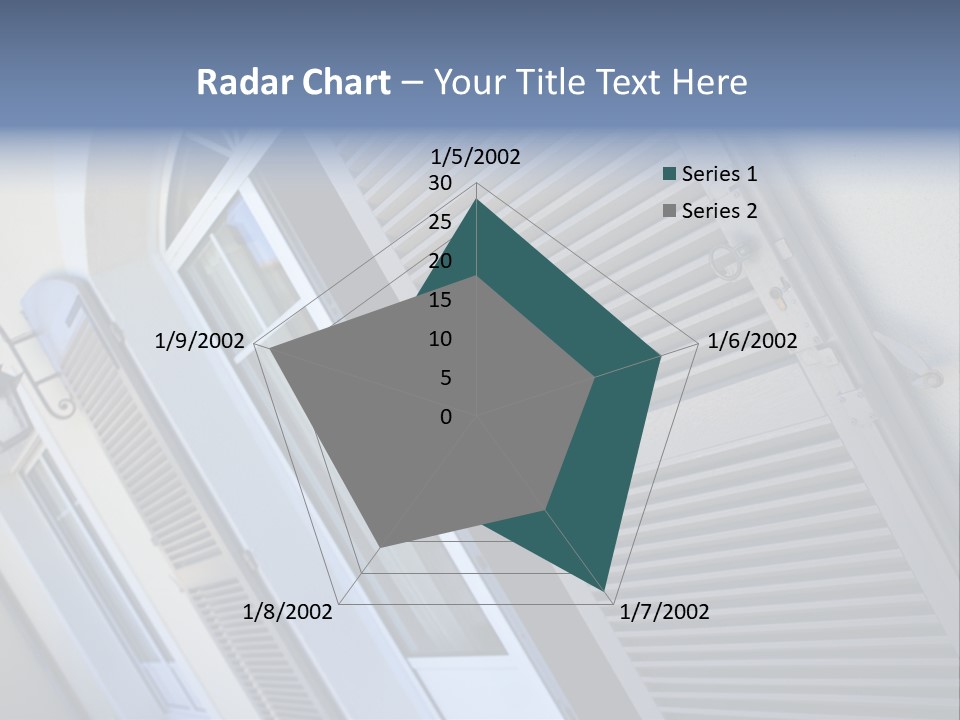 New Residence Flat House PowerPoint Template