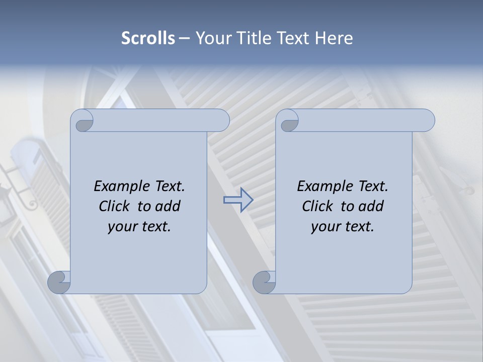 New Residence Flat House PowerPoint Template