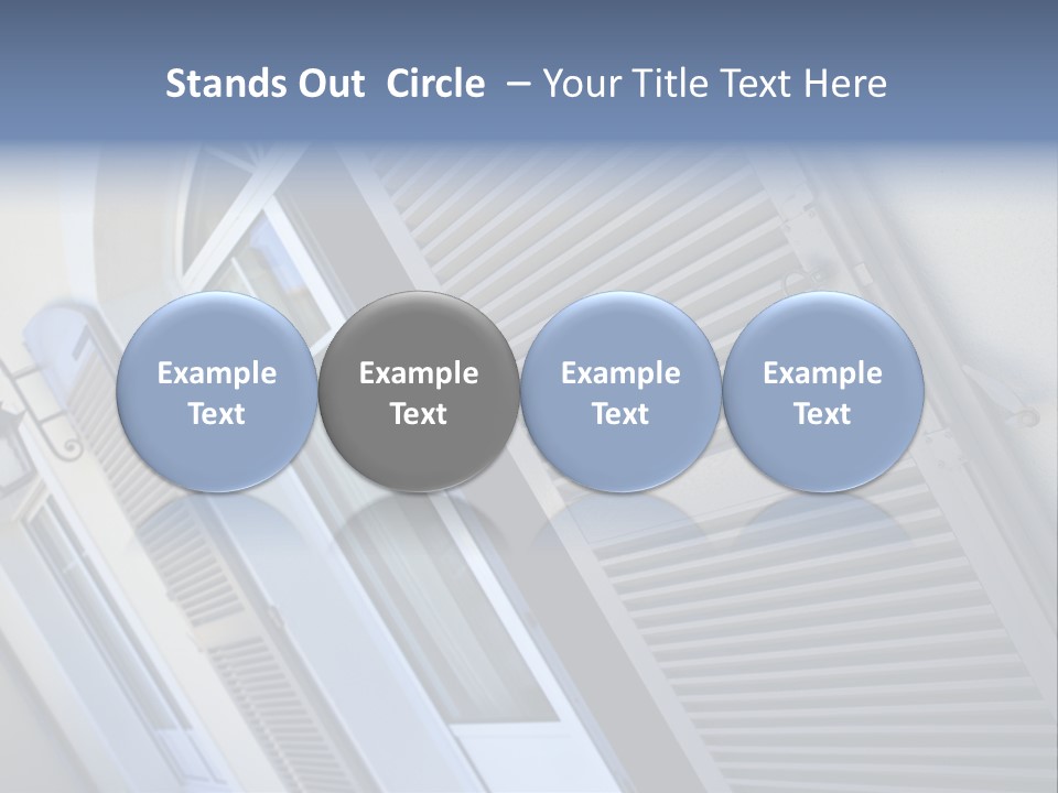 New Residence Flat House PowerPoint Template