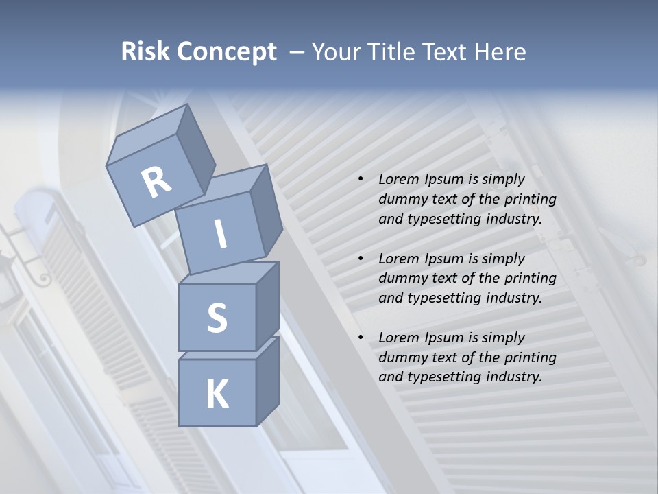 New Residence Flat House PowerPoint Template
