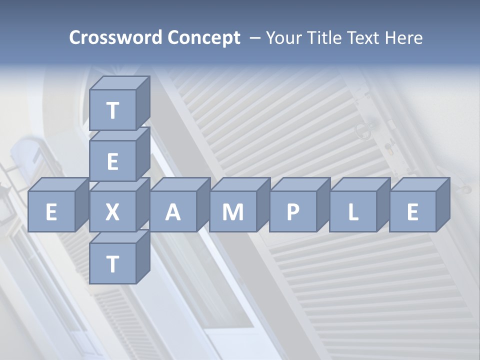 New Residence Flat House PowerPoint Template