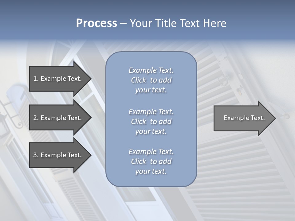 New Residence Flat House PowerPoint Template