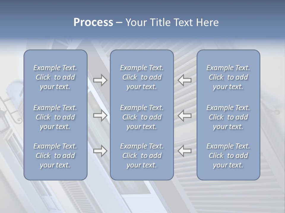 New Residence Flat House PowerPoint Template