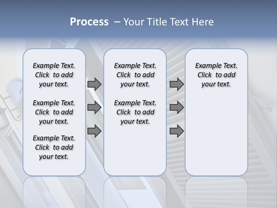 New Residence Flat House PowerPoint Template