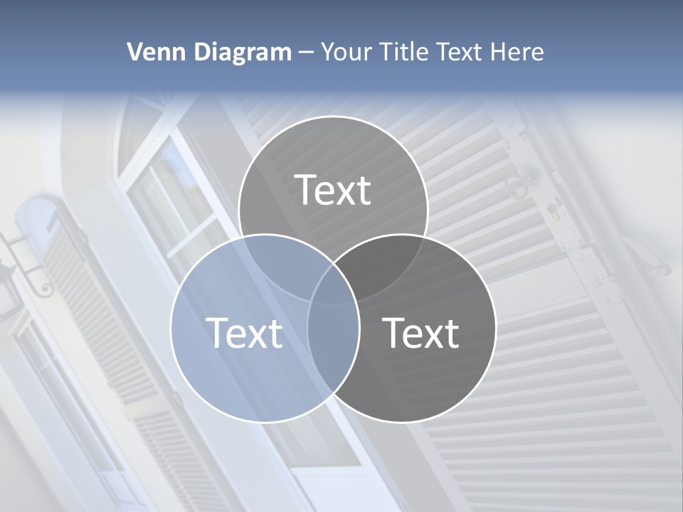 New Residence Flat House PowerPoint Template