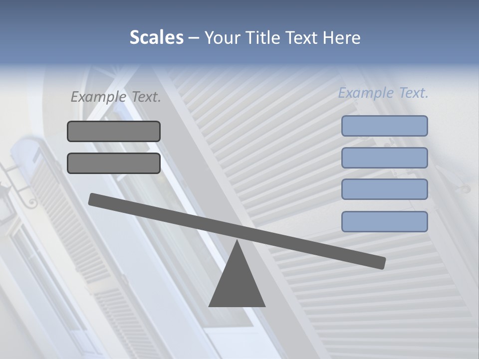 New Residence Flat House PowerPoint Template