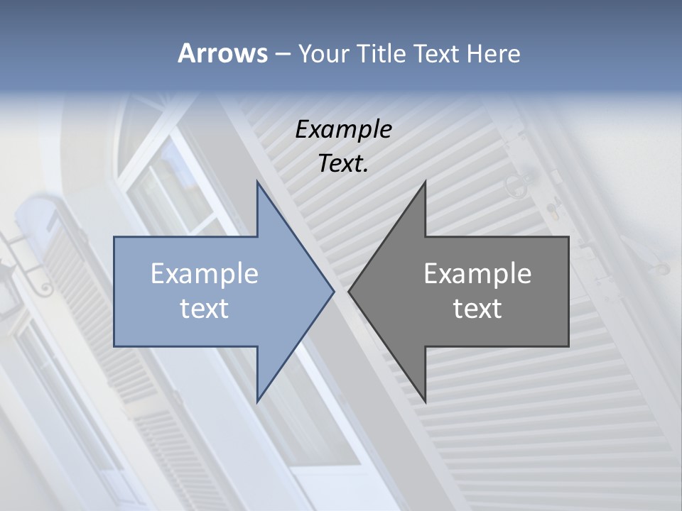 New Residence Flat House PowerPoint Template