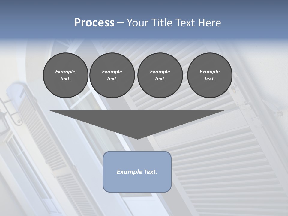 New Residence Flat House PowerPoint Template