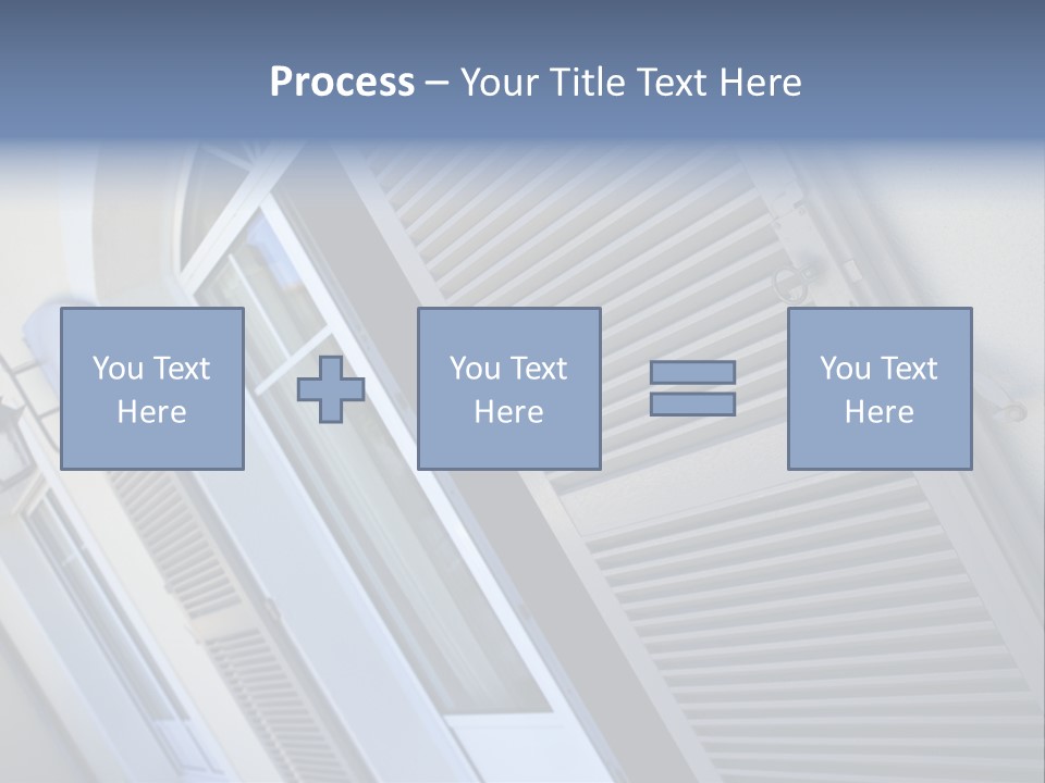 New Residence Flat House PowerPoint Template