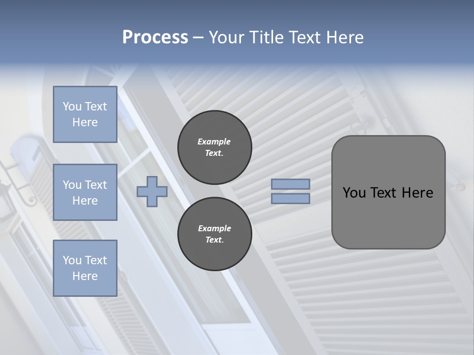 New Residence Flat House PowerPoint Template