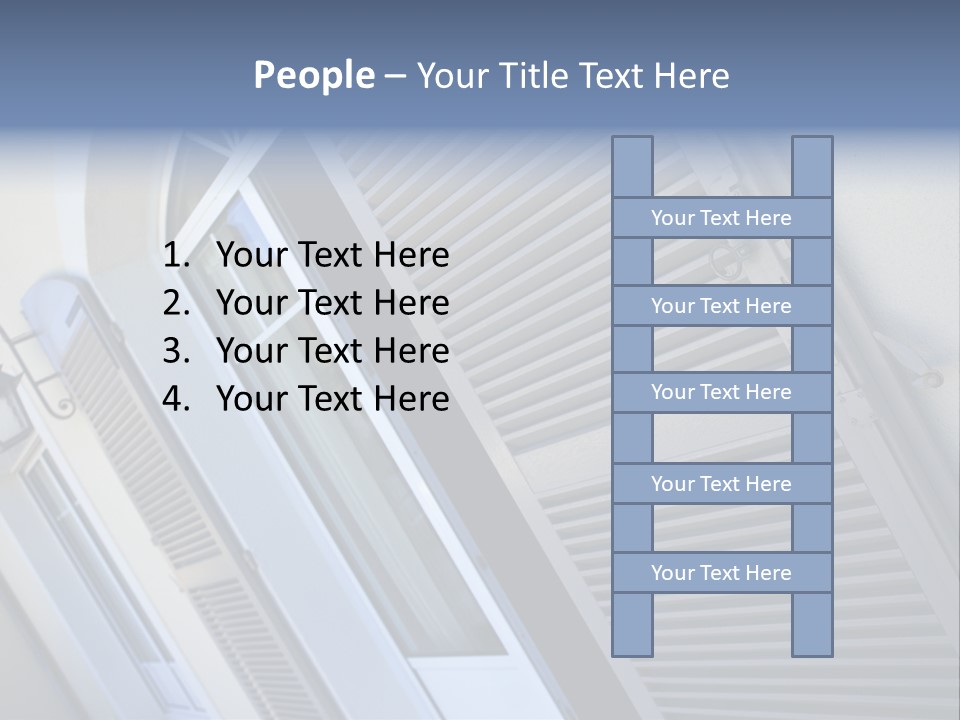 New Residence Flat House PowerPoint Template