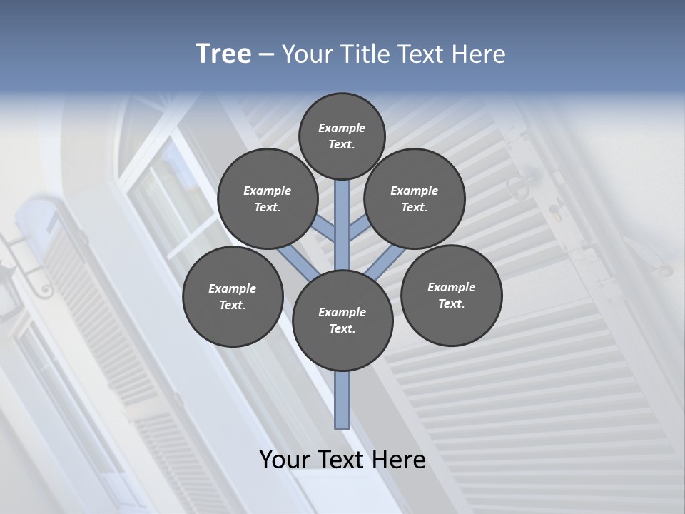New Residence Flat House PowerPoint Template