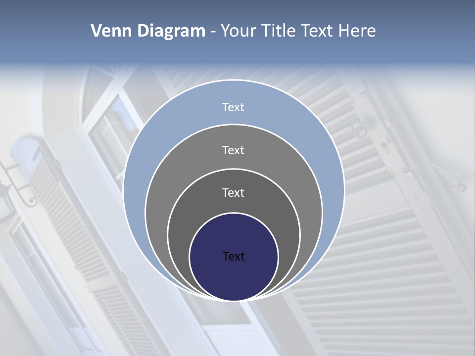New Residence Flat House PowerPoint Template