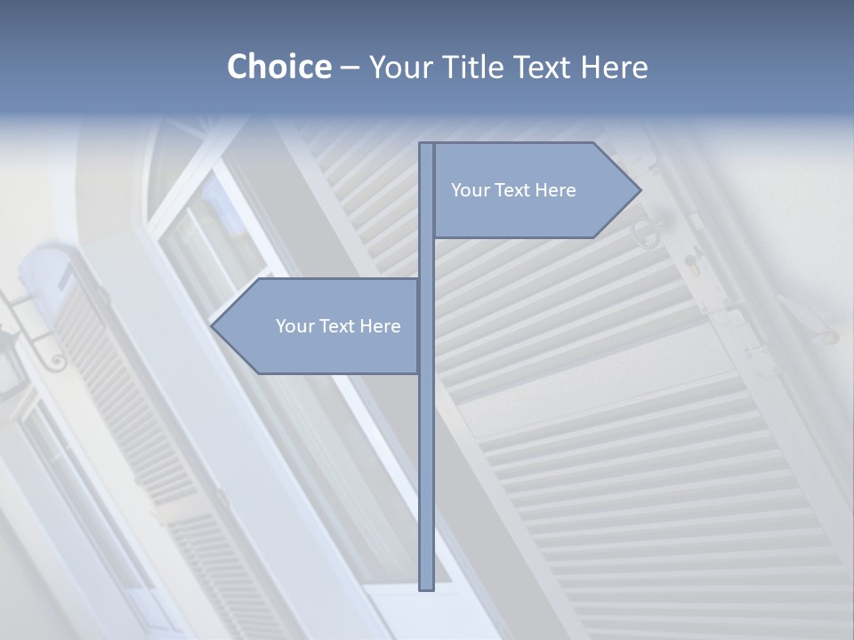 New Residence Flat House PowerPoint Template
