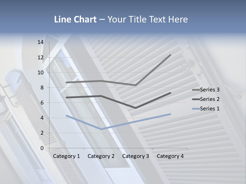 New Residence Flat House PowerPoint Template