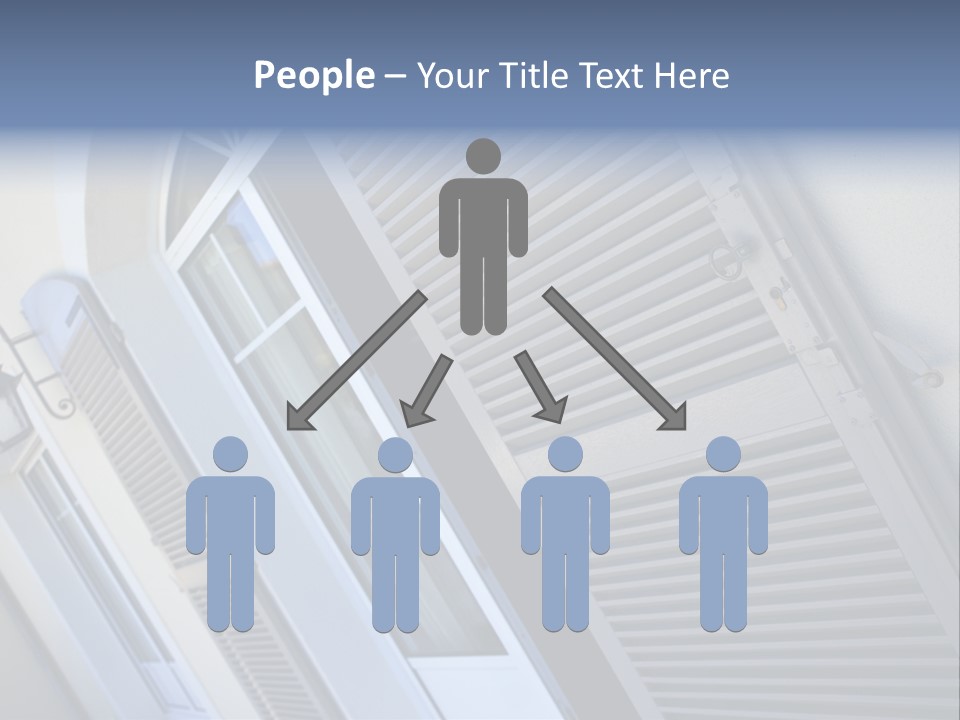 New Residence Flat House PowerPoint Template