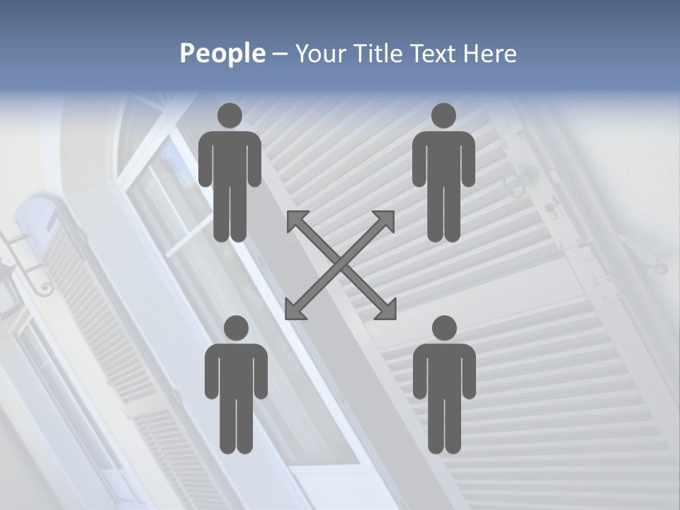 New Residence Flat House PowerPoint Template